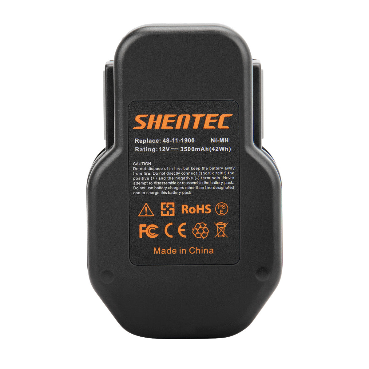SHENTEC 12V 3500mAH Ni-MH Vervangende Accu Voor AEG M1230 YTB001 MXM12 BS2E12T 4932353639