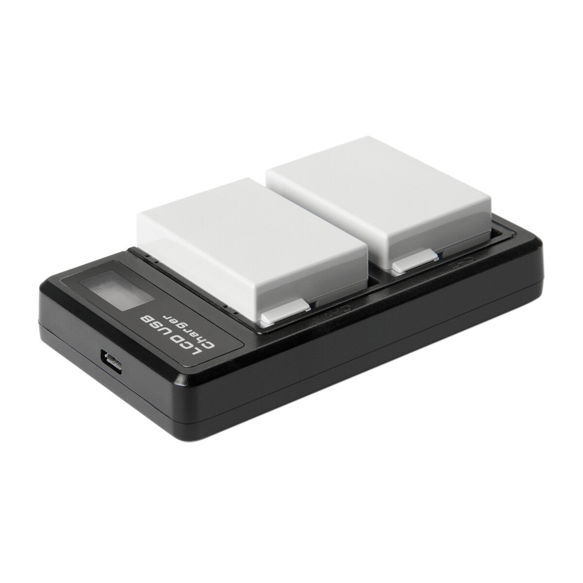 SHENTEC 2x LP-E8 Accu + Dubbele Oplader voor Canon EOS 550D 600D 650D 700D Kiss T2i X4 X5