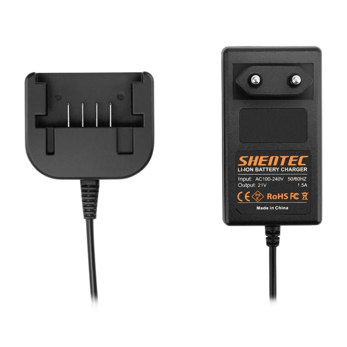 SHENTEC Li-ion-batterijlader voor Worx 20V WX678 WG259 WX390.1 WX393.3 WG549E.9 WA3551.1