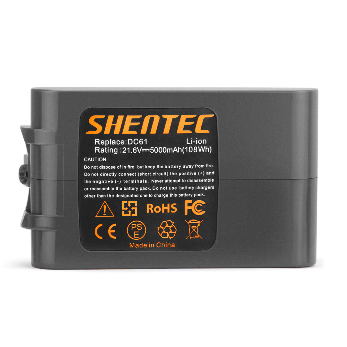 SHENTEC 21.6V 5000mAh Li-ion Vervangende Batterij Voor Dyson V6 DC58 DC72 DC61 DC62 DC74 DC59 965874-02