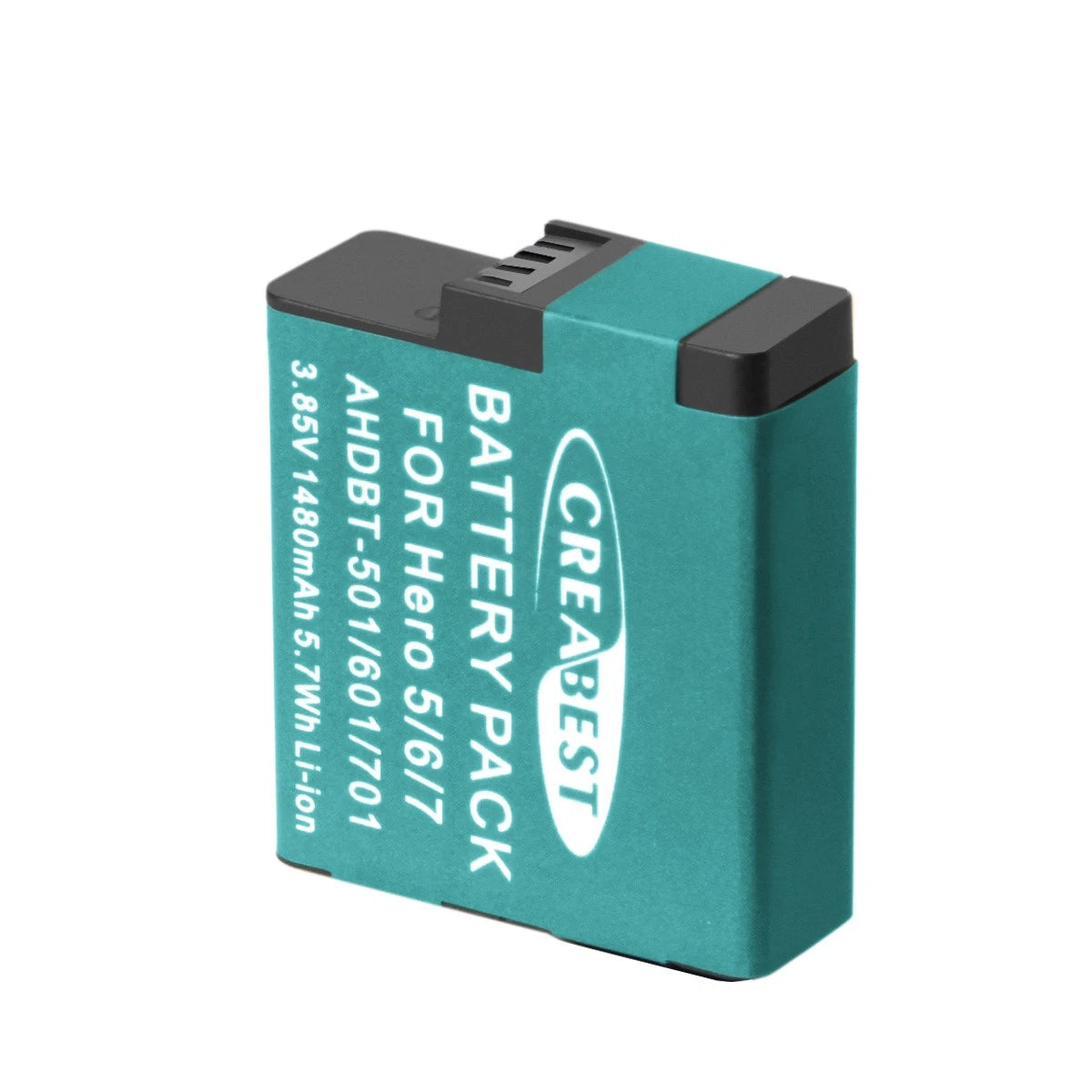 3 stuks accu AHDBT-501 601 701 voor GoPro HERO 7 Hero 6 5 Black + drievoudige oplader