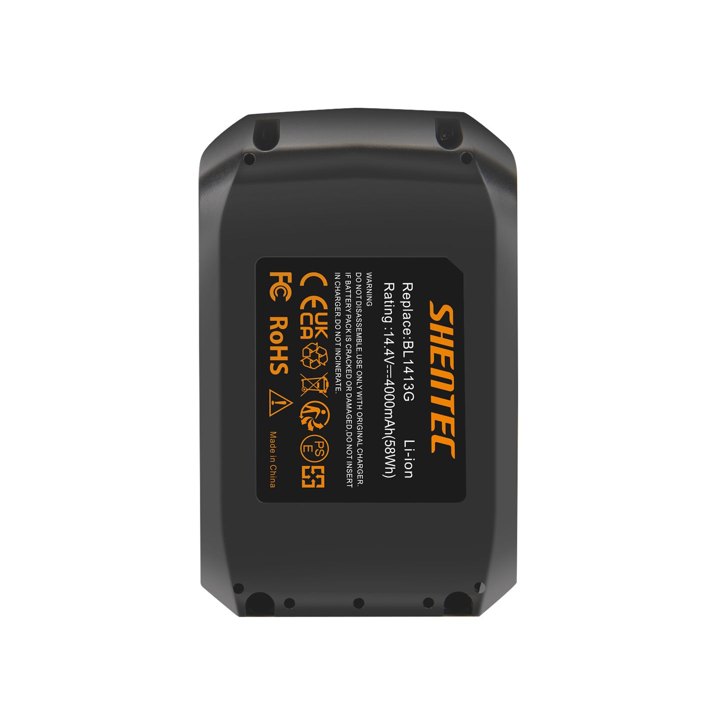 SHENTEC 4000mAh 14.4V LI-ion Vervangende accu voor Makita BL1413G BL1411G BL1415G HP347DWE JV143D