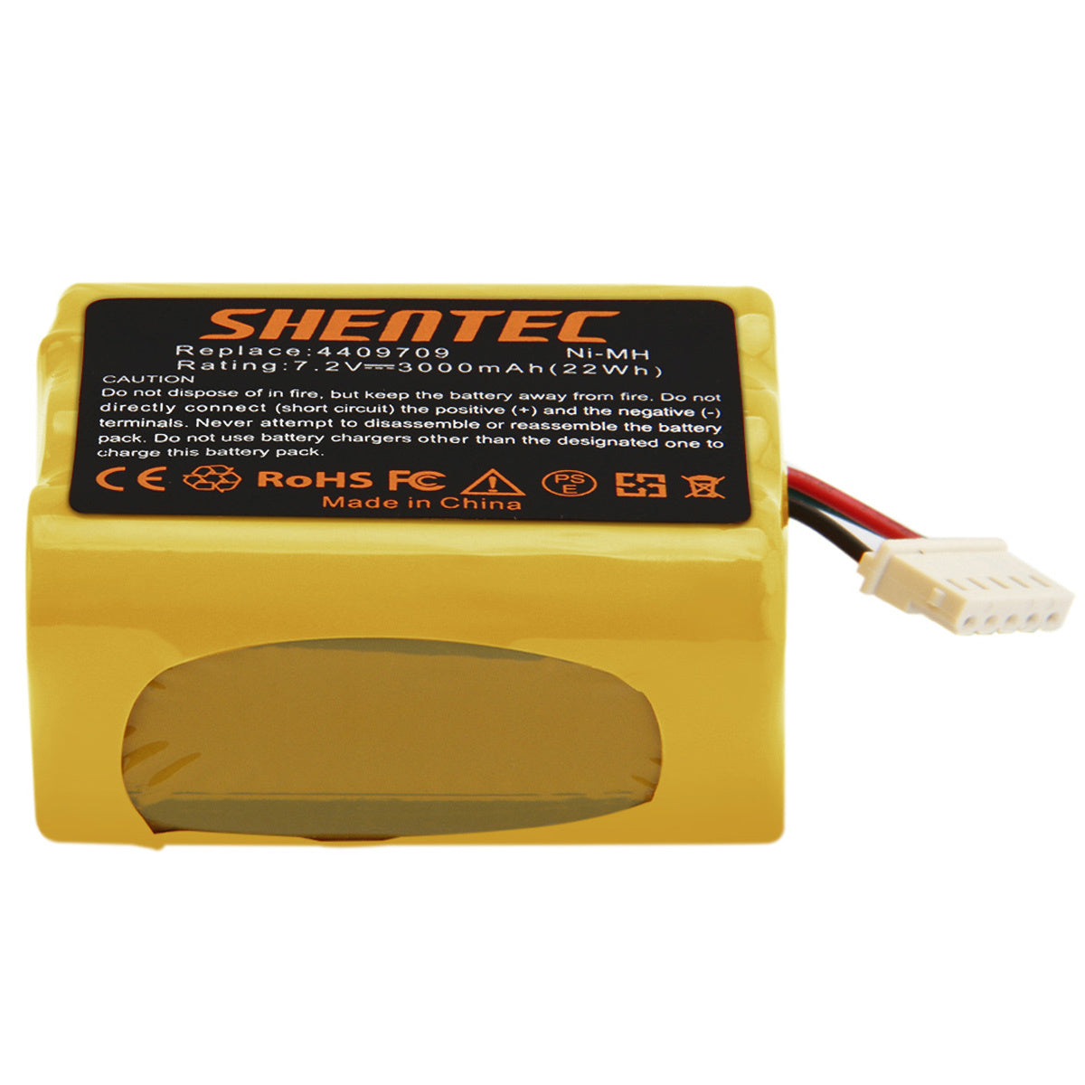 SHENTEC 2x 3.0AH 7.2V Ni-MH batterij voor iRobot Braava 390 380T 390T 4409709 Mint Plus 5200C