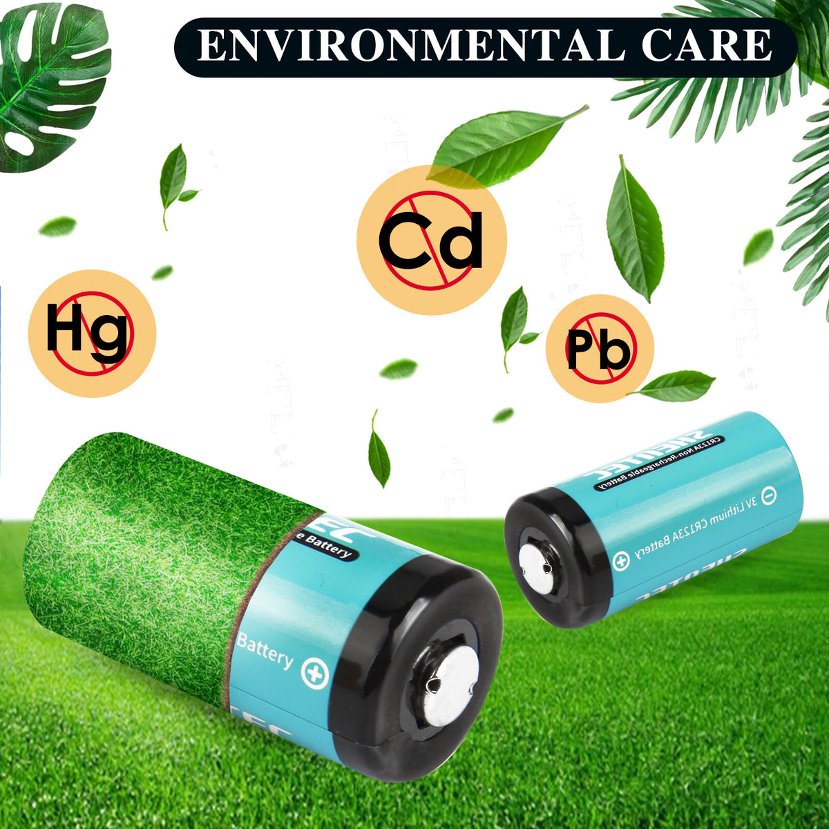 SHENTEC 20x 3V 1600mAh 123 CR123 CR123A lithiumbatterij voor DL123A-fotocamera