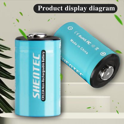 SHENTEC 20x 3V 1600mAh 123 CR123 CR123A lithiumbatterij voor DL123A-fotocamera