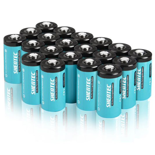 SHENTEC 20Stuks 1000mAh 3Volt CR-2 CR2 Lithiumbatterij Voor DR2R DLCR2 KCR2 CR17355