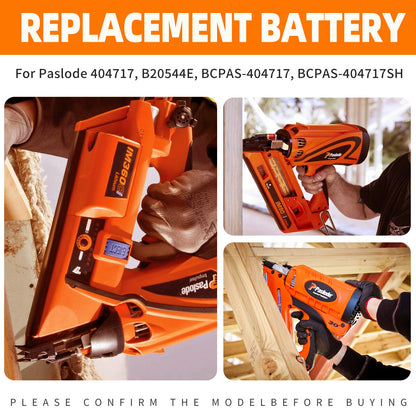 SHENTEC 4AH 6V Ni-MH BATTERIJ VOOR PASLODE 404717 900400 902200 IM50 IM65 IM250