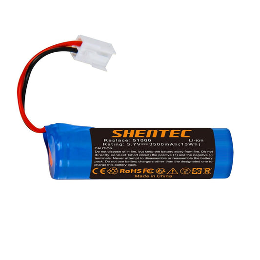 SHENTEC 3.7V 3500mAh Li-ion vervangende batterij voor raamreiniger voor Leifheit Dry&Clean 51000, 51002, 51113, 51114