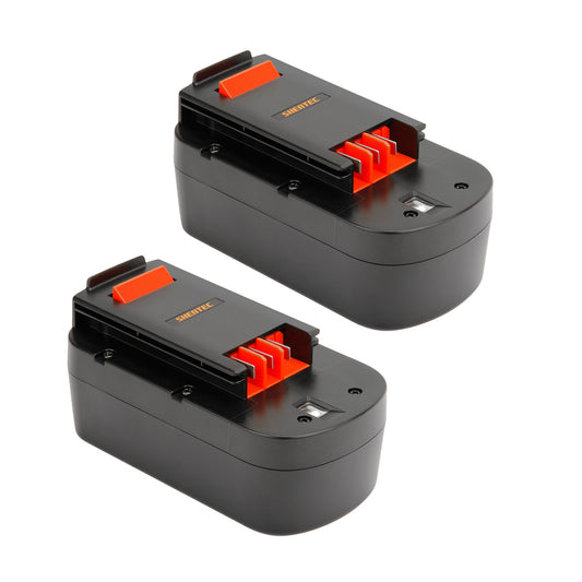 SHENTEC 2x 4000mAh Ni-MH BATTERIJ VOOR BLACK DECKER A18 A1718 HPB18 FSB18 FS18BX FS18FL