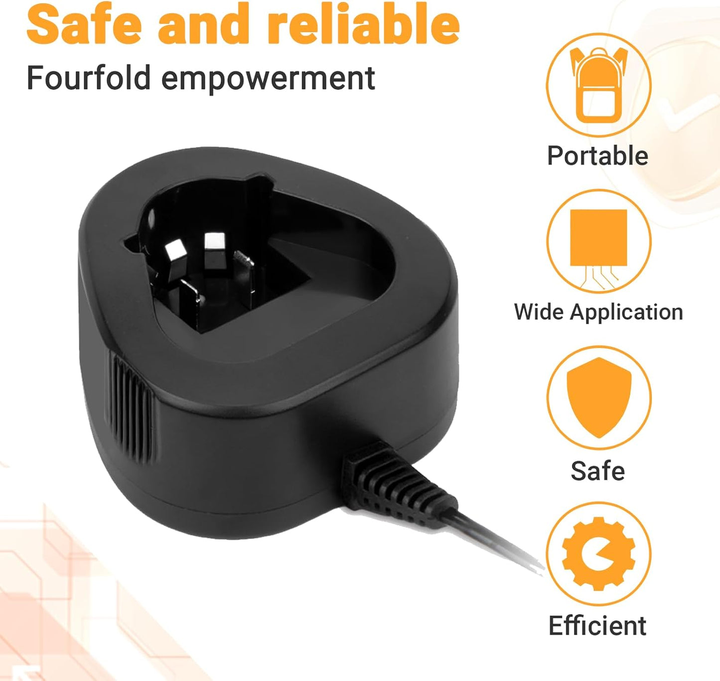 SHENTEC 12V Li-ion Battery Charger Compatible with Dremel