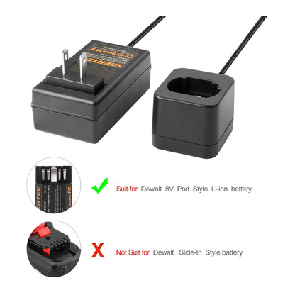 SHENTEC 8V Li-Ion Charger Compatible with DEWALT