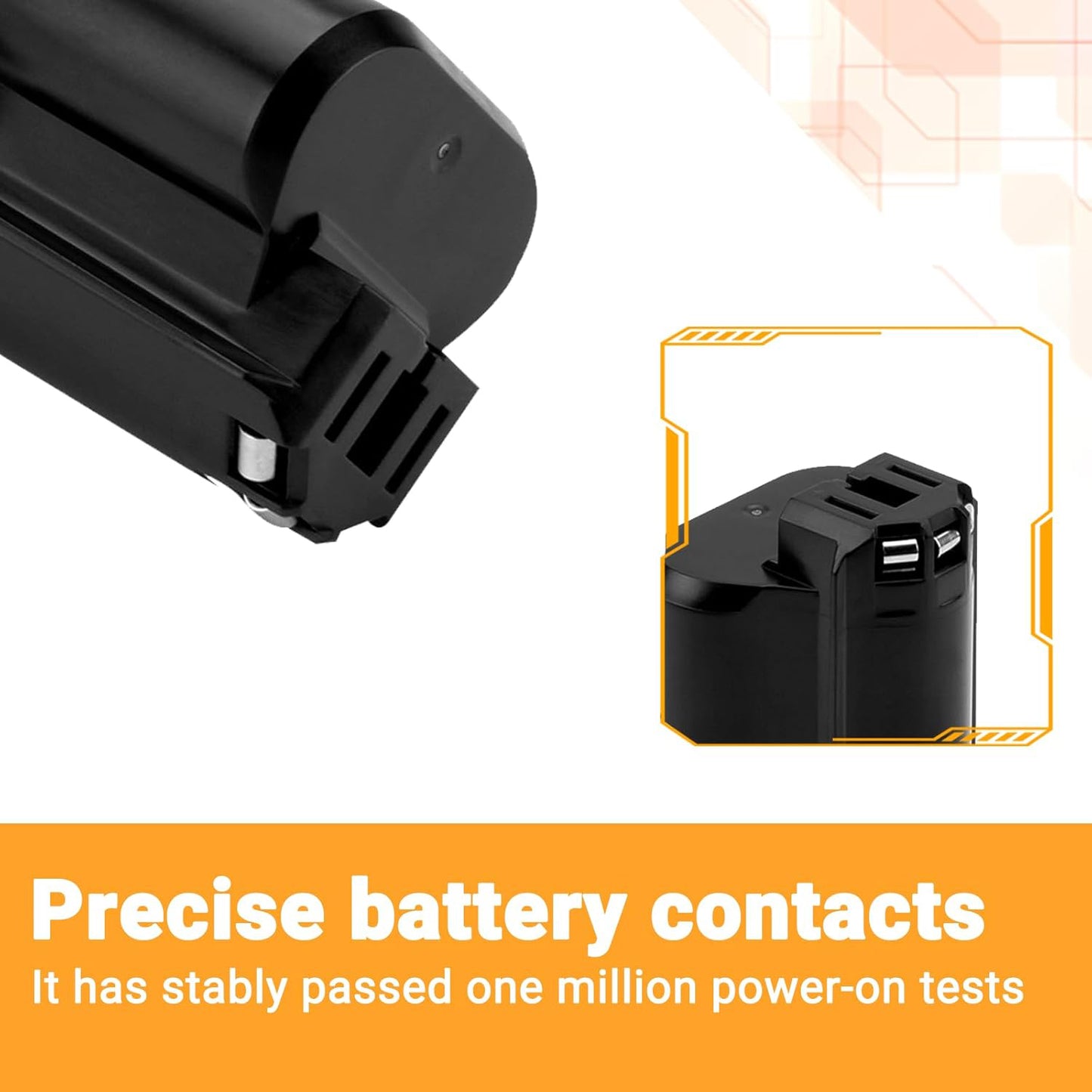 SHENTEC 3000mAh 12V lithium-ionbatterij compatibel met Dremel (12V oplader inbegrepen)