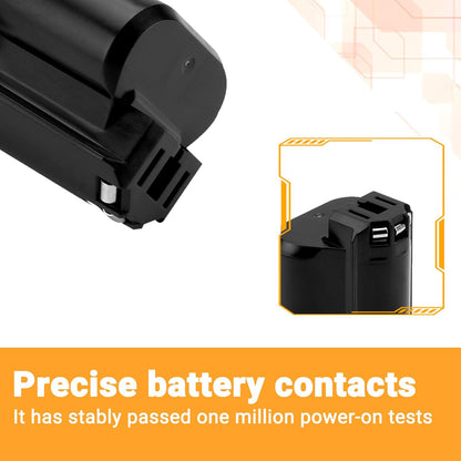 SHENTEC 3000mAh 12V lithium-ionbatterij compatibel met Dremel (12V oplader inbegrepen)