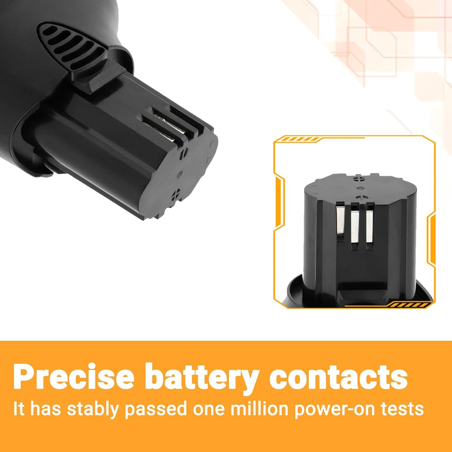 SHENTEC 10.8V 3000mAh Battery Compatible with Dremel Cordless Tool