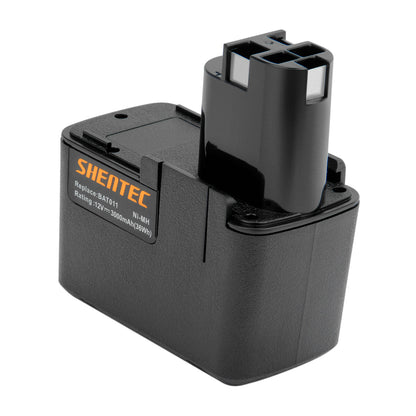 SHENTEC 3.0AH 12V Ni-MH accu voor Bosch BAT011 H1214N 2607335054 2607335055 2607335071