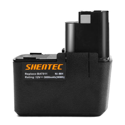 SHENTEC 12V 4000mAh Ni-MH-accu voor Bosch BAT011 BH1214L BH1214H H1214N BH-1214