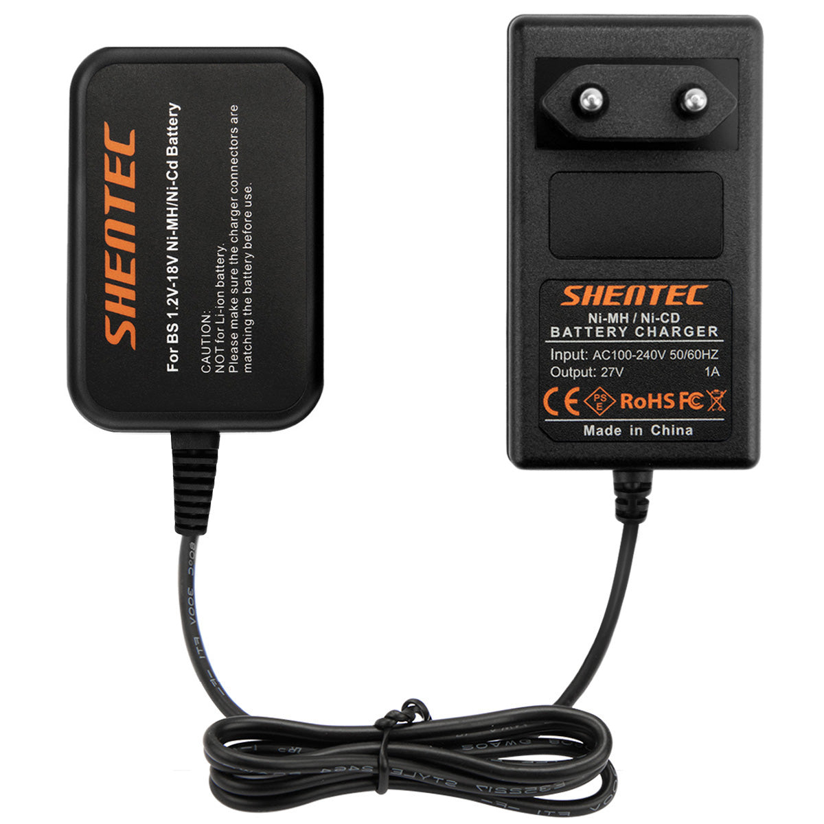 SHENTEC 14.4V 2x accu + oplader set voor Bosch BAT040 BAT140 BAT038 2607335276