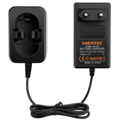 SHENTEC 14.4V 2x accu + oplader set voor Bosch BAT040 BAT140 BAT038 2607335276