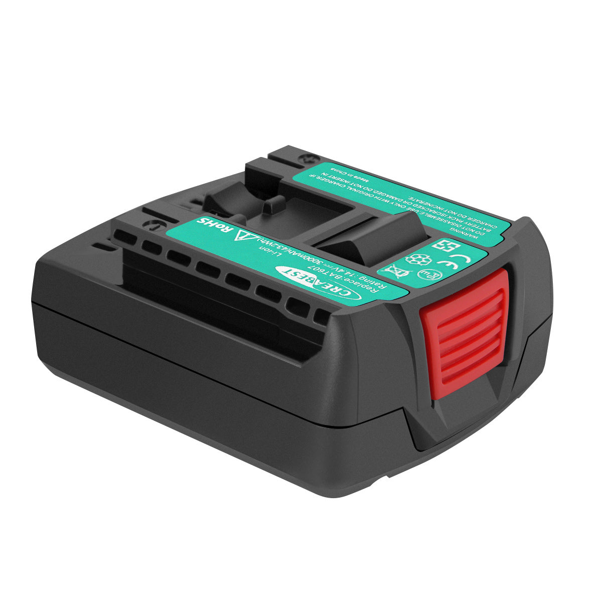 SHENTEC 14.4V 3500mAh Li-ion vervangende batterij voor Bosch BAT607G BAT607 BAT614G 2607336318 2607336150