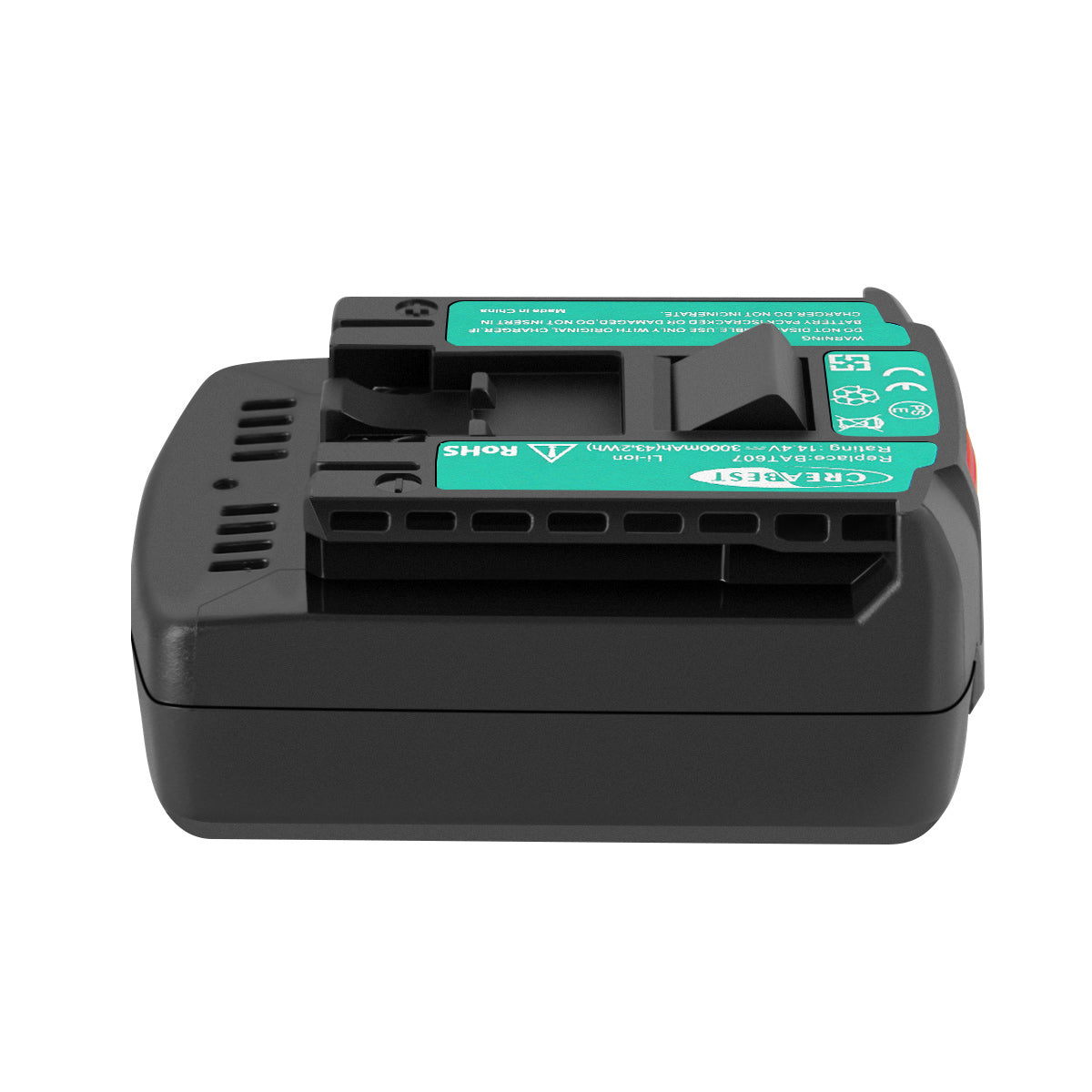 SHENTEC 14.4V 3500mAh Li-ion vervangende batterij voor Bosch BAT607G BAT607 BAT614G 2607336318 2607336150