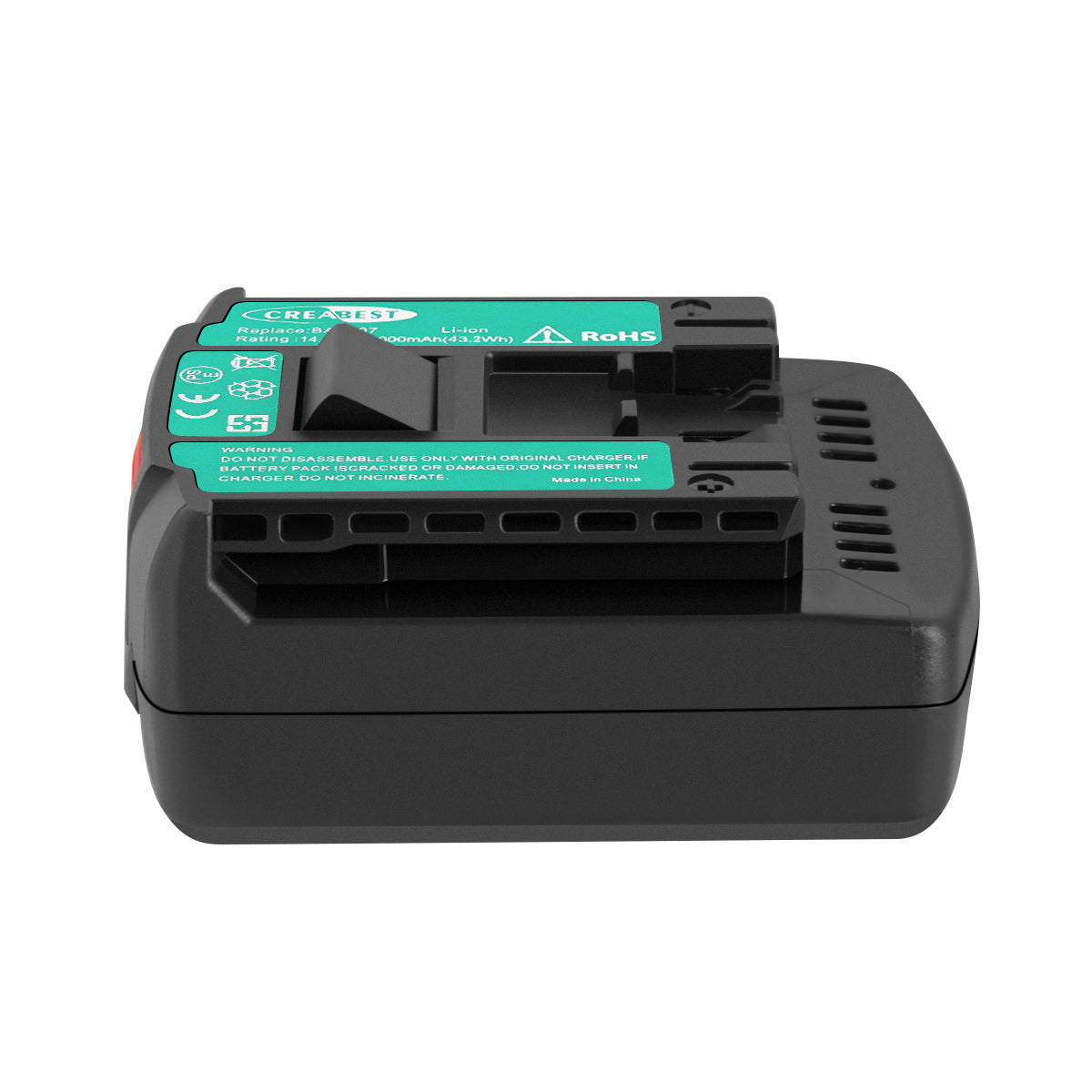 SHENTEC 14.4V 3500mAh Li-ion vervangende batterij voor Bosch BAT607G BAT607 BAT614G 2607336318 2607336150