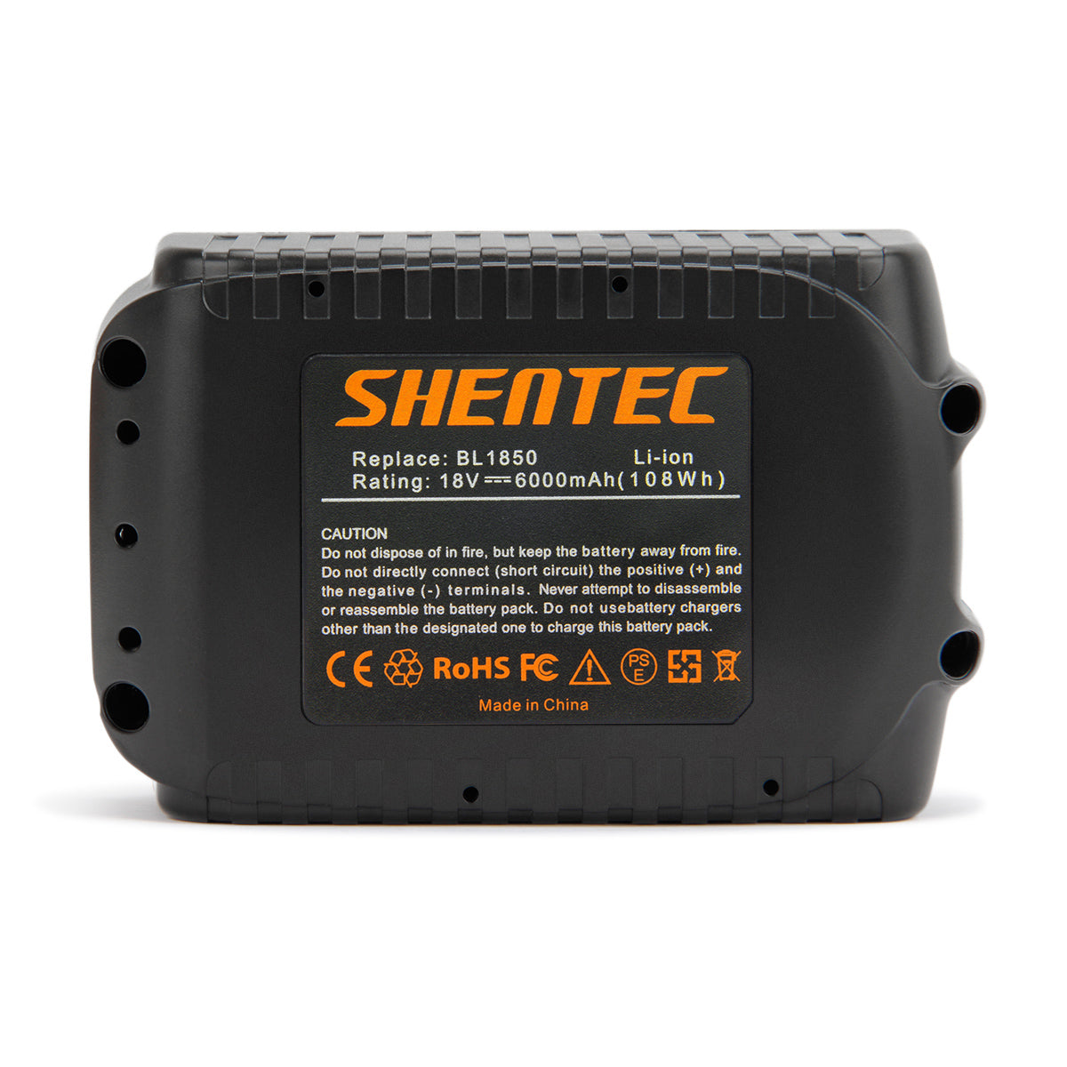 SHENTEC 2X 18V 6Ah Li-ion vervangende accu voor Makita BL1830 BL1840 BL1850 BL1860 194230-4 194205-3