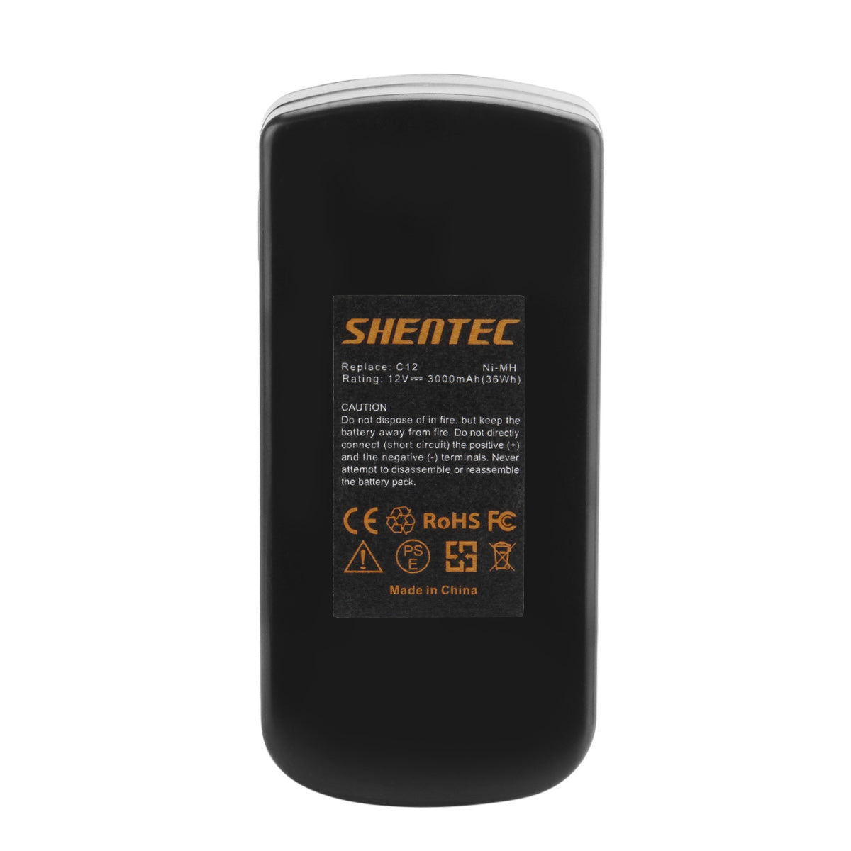 SHENTEC 3.5Ah 12V Ni-MH-batterij voor Festool C12 C12LI T12+3 BPC12 BPS12C BPS12S