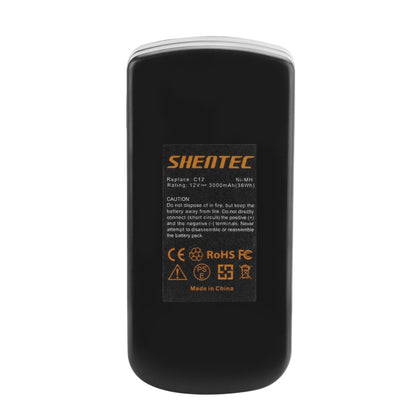 SHENTEC 3.5Ah 12V Ni-MH-batterij voor Festool C12 C12LI T12+3 BPC12 BPS12C BPS12S