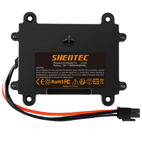 SHENTEC 3.0Ah 18V LI-ION ACCU VOOR BOSCH INDEGO F016L69176 F016104898 5INR19/66 S+400