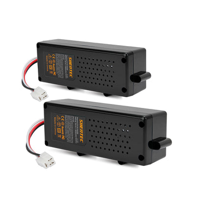 SHENTEC 2 stuks 32.4V 5.0Ah Li-ion batterij voor Bosch Indego F016104299 Indego 800 1000 1200 3600