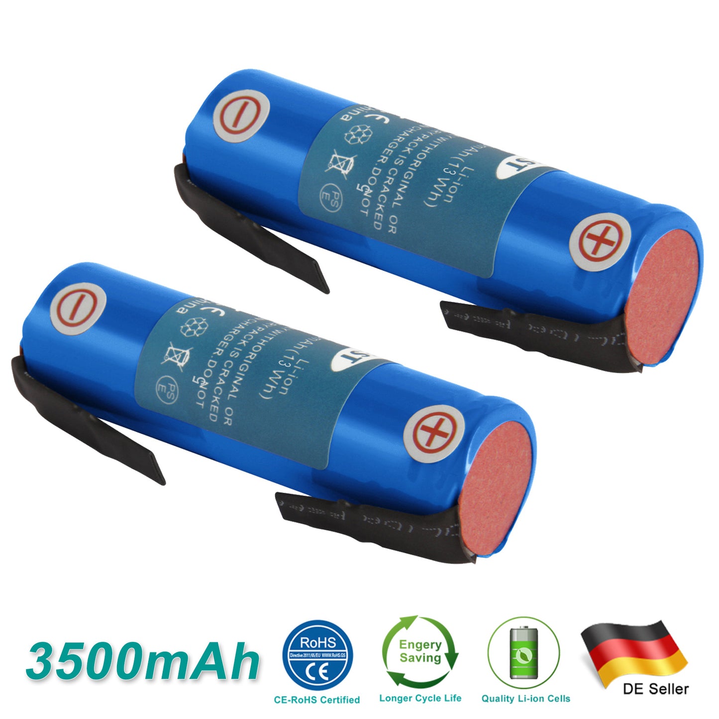 SHENTEC 2X 3500mAh 3.6V Li-ion Vervangingsbatterij Voor Black Decker KC360 PP360 GSL200 BDCS36G