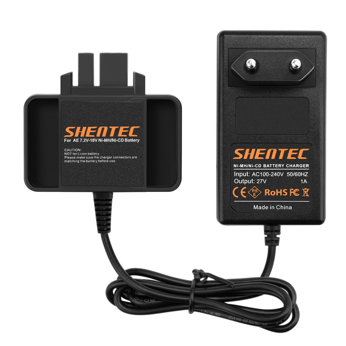 SHENTEC Acculaders voor Milwaukee AEG B9.6 BX9.6 BXS9.6 MX9.6 4 932 366 429