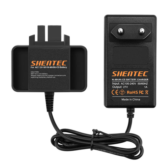 SHENTEC Acculaders voor Milwaukee AEG B9.6 BX9.6 BXS9.6 MX9.6 4 932 366 429