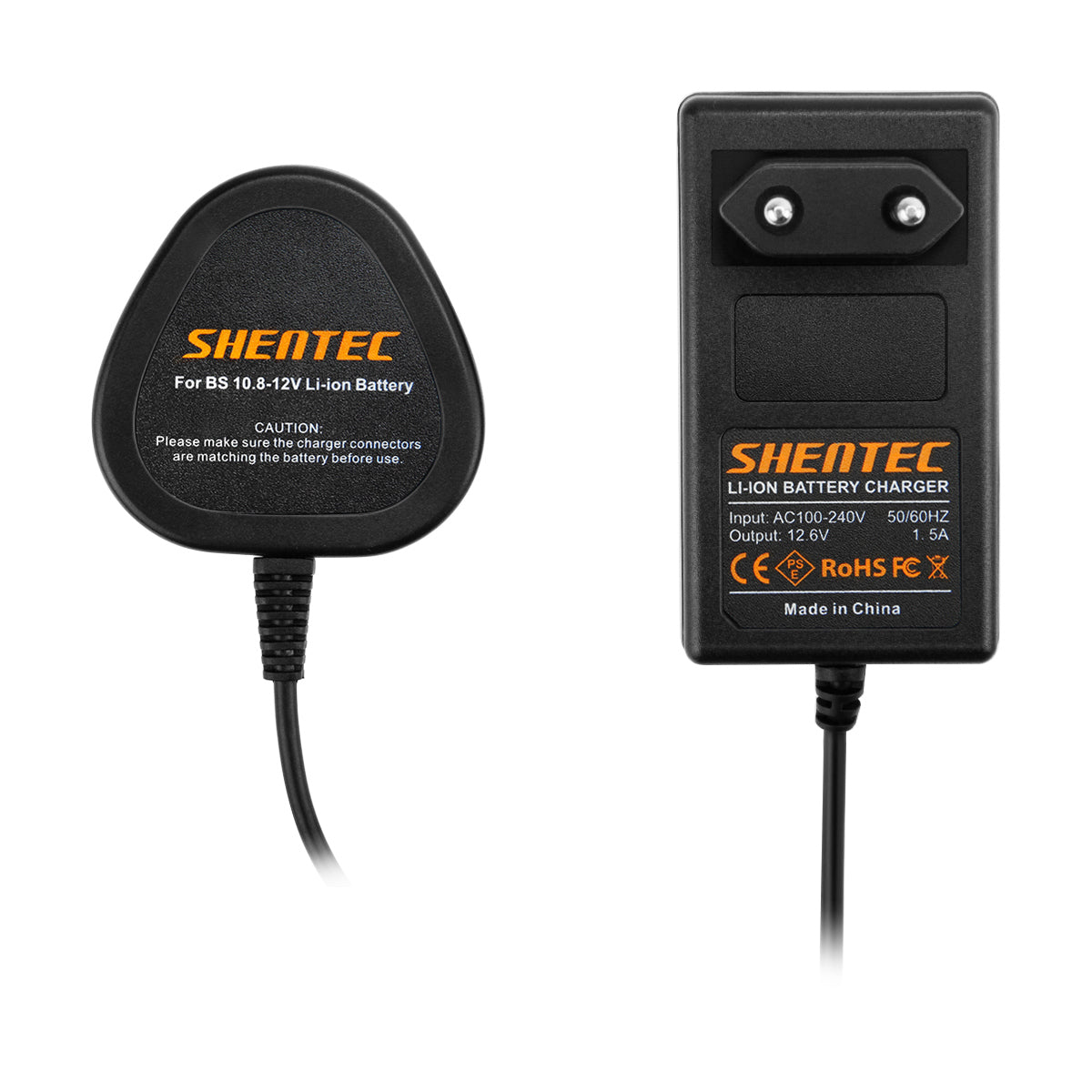 SHENTEC 10,8V/12V Li-ion acculader voor Bosch BAT411 BAT412 BAT413 2607336864 2607336013