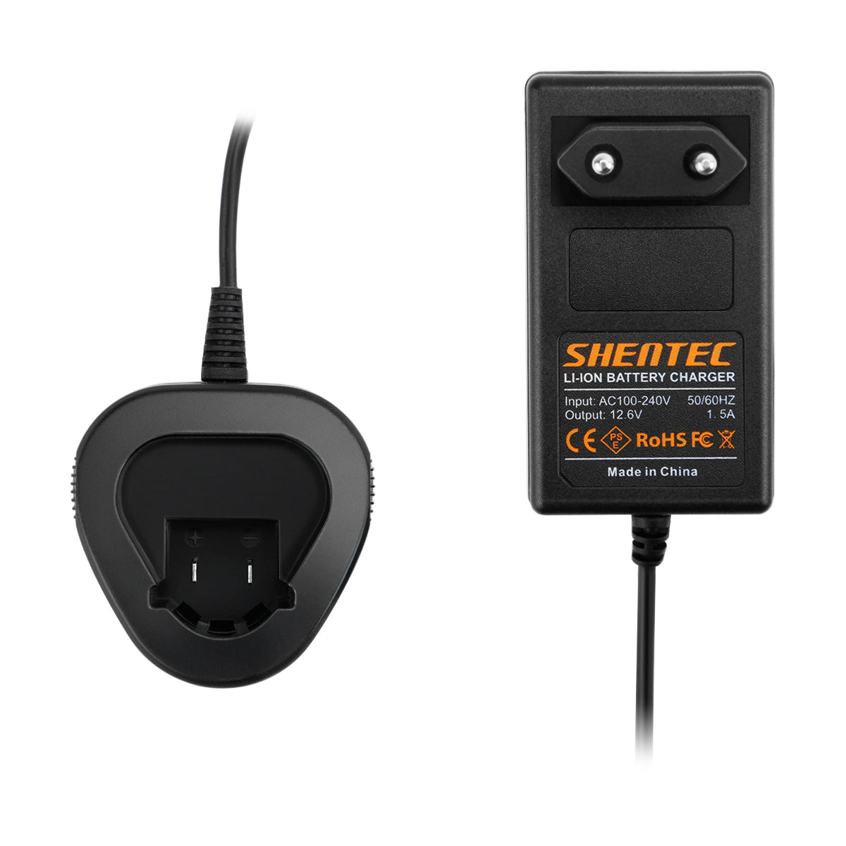 SHENTEC 10,8V/12V Li-ion acculader voor Bosch BAT411 BAT412 BAT413 2607336864 2607336013