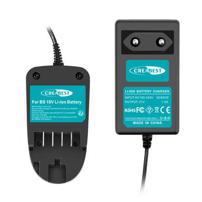 SHENTEC 18V Li-ion-oplader voor Bosch PST 18 LI PSB 18 LI-2 1600Z00000 1600Z0003U