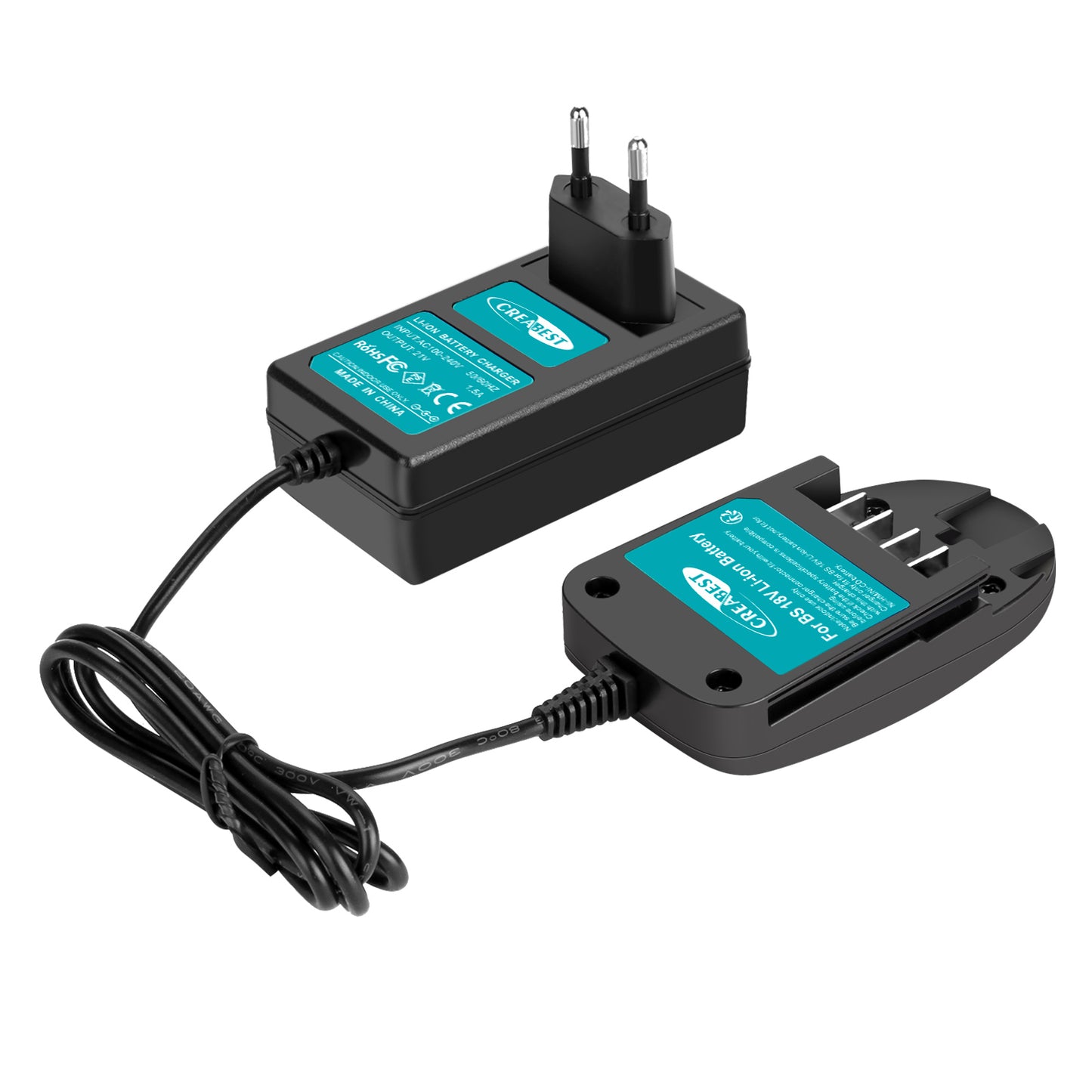 SHENTEC 18V Li-ion-oplader voor Bosch PST 18 LI PSB 18 LI-2 1600Z00000 1600Z0003U