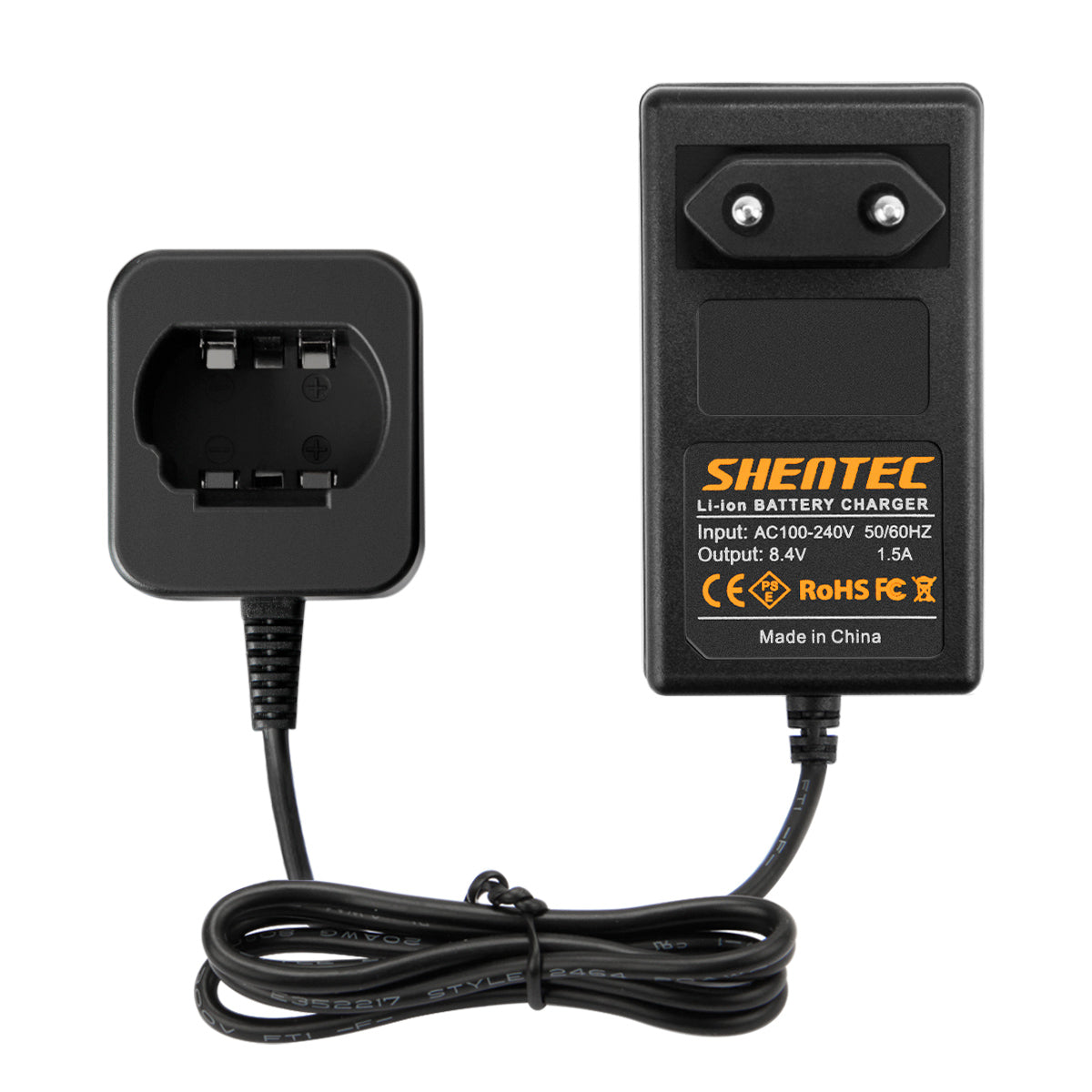 SHENTEC 7.2V Li-ion batterijoplader voor Dewalt DCB080 DCF680N1 DCF682 DCF680G2 DW4390