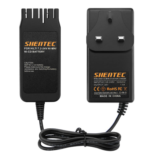 SHENTEC 24V Ni-MH Acculader voor HILTI 24V B24, B 24/2.0, B 24/3.0 UH 240-A