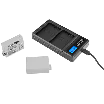 2× LP-E5-accu 1800mAh voor Canon EOS 450D 500D 1000D Rebel T1i Xs Kiss X3 X2