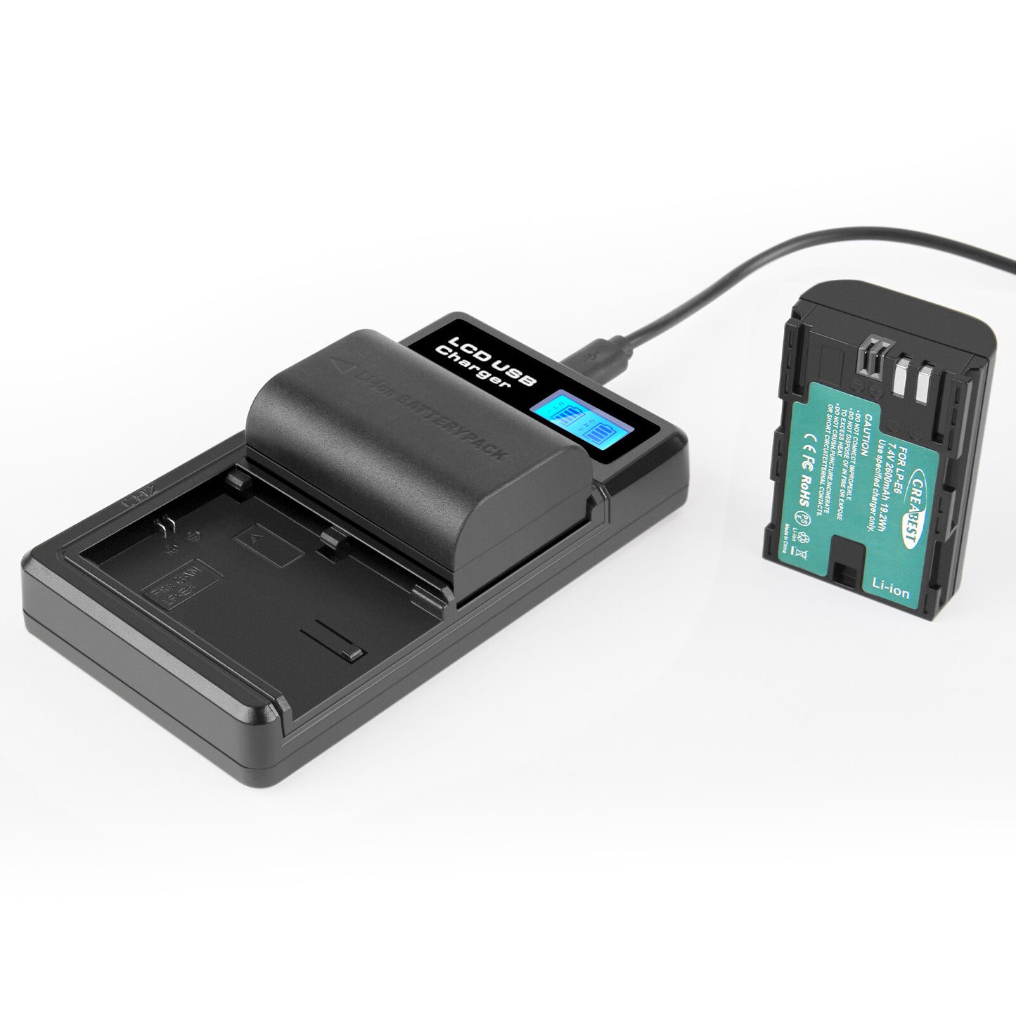 2xLP-E6 LP-E6N Batterij+Dubbele Oplader Voor Canon EOS 90D 5D Mark III IV 80D 60D 70D