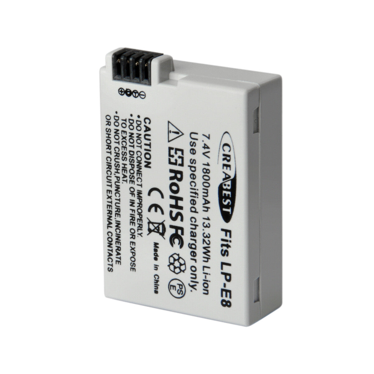 SHENTEC 2x LP-E8 Accu + Dubbele Oplader voor Canon EOS 550D 600D 650D 700D Kiss T2i X4 X5