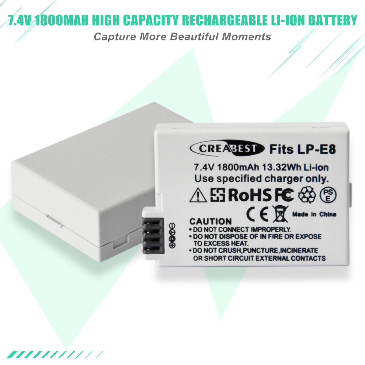 SHENTEC 2x LP-E8 Accu + Dubbele Oplader voor Canon EOS 550D 600D 650D 700D Kiss T2i X4 X5