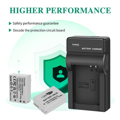 2x NB-10L Batterij+Lader Voor Canon PowerShot G15 G16 G1X SX50HS SX60HS SX40HS