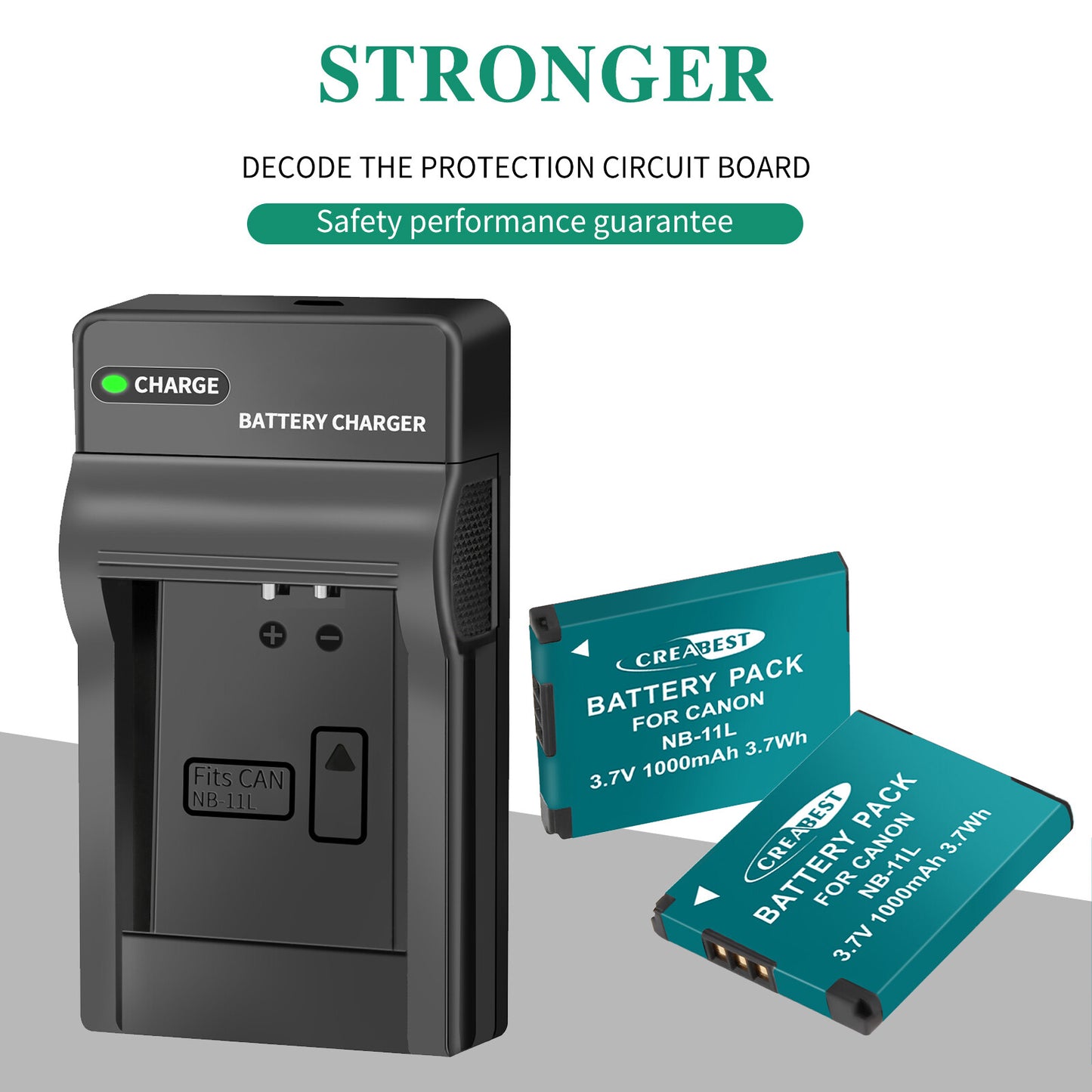 2x NB-11L/11LH Accu+Lader Voor Canon SX410 SX420 SX430 IS IXUS 180 185 190