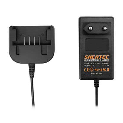 SHENTEC Li-ion-batterijlader voor Worx 20V WX678 WG259 WX390.1 WX393.3 WG549E.9 WA3551.1