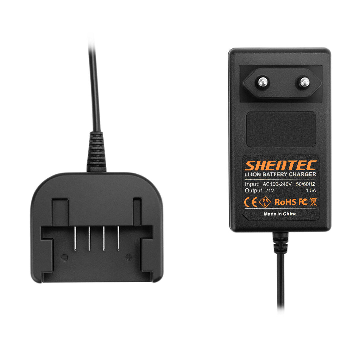 SHENTEC Li-ion-batterijlader voor Worx 20V WX678 WG259 WX390.1 WX393.3 WG549E.9 WA3551.1