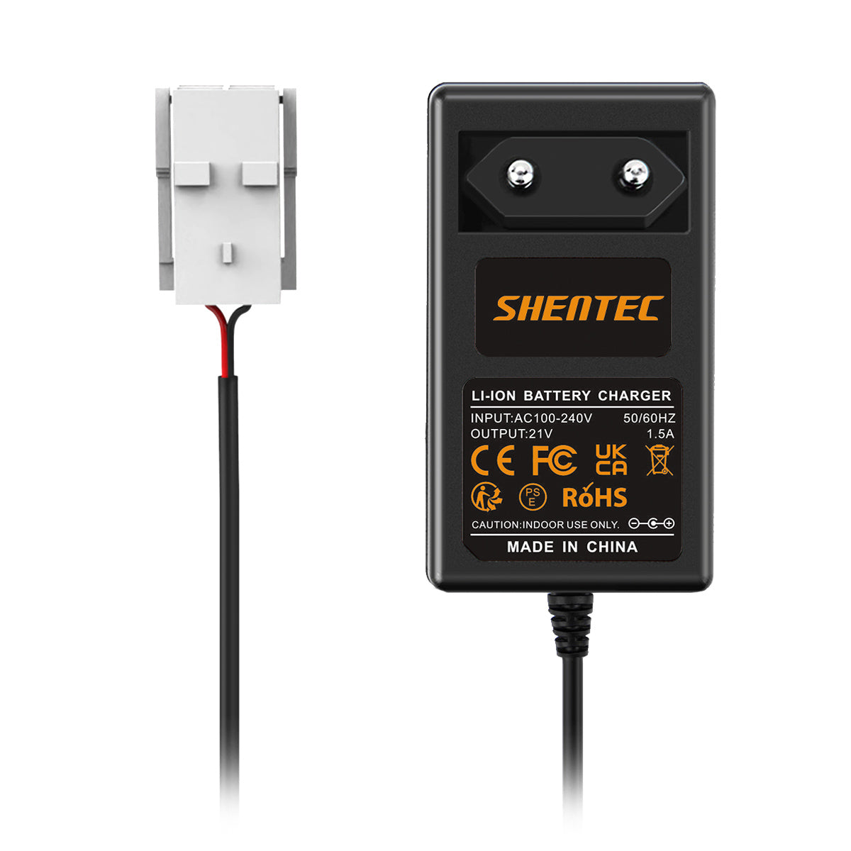 SHENTEC 20V Li-ion acculader voor Worx 50032492 50032774 WA3230 WA3231 WR105SI