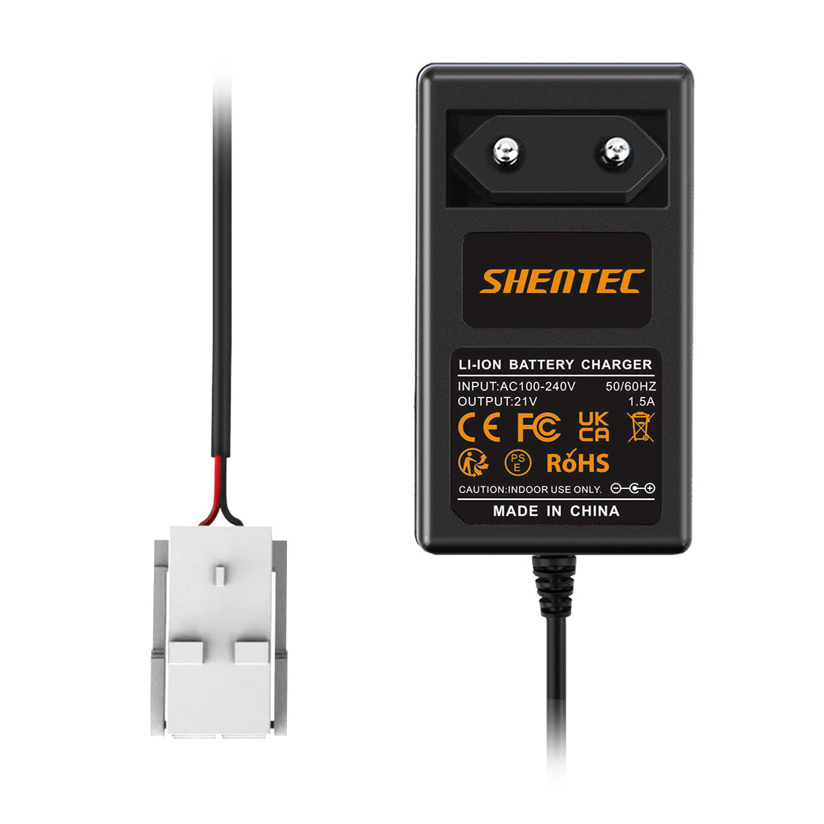 SHENTEC 20V Li-ion acculader voor Worx 50032492 50032774 WA3230 WA3231 WR105SI