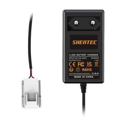 SHENTEC 20V Li-ion acculader voor Worx 50032492 50032774 WA3230 WA3231 WR105SI
